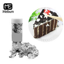 Meibum, серебряная фольга, шоколадная помадка, декоративные, для свадьбы, дня рождения, кондитерские, мусс, торт, десерт, мороженое, украшения, инструменты 2024 - купить недорого