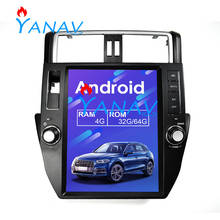 GPS Navigation DVD Vertical Android Car Multimedia Stereo for Toyota-Prado 2010 2011 2012 2013 For TOYOTA-PRADO 2024 - buy cheap