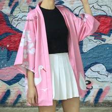 New Woman Kimono Samurai Costumes Japanese Girl Printed Coat Yukata Kimonos Harajuku Style Shirt Japan Embroidery Haori Cardigan 2024 - buy cheap