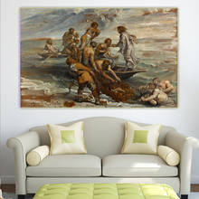 Pintura al óleo de Citon Peter Paul Rubens, lienzo de pesca milagrosa, obra de arte, póster, imagen decorativa, decoración de pared para el hogar 2024 - compra barato