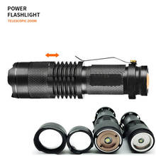 6000 Lums T6 Q5 LED Tactical Flashlight Led Torch Zoom LED Flashlight Waterproof Torch Light For AA 14500 Rechargeable 2024 - buy cheap
