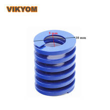 Spiral Stamping Compression Die Spring InnerxOuter Diameter 10mmx5mm Light Load Blue Alloy Steel Mould Coil Spring 2024 - buy cheap