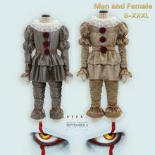 Disfraz de película de Cosplay para hombre y mujer, traje de payaso para fiesta de Halloween, Joker, adultos 2024 - compra barato