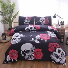 Bedclothes dekbedovertrek 240/220 king duvet cover set bed set  luxury housse de couette 220x240 Dropship OEM skull bed bedlinen 2024 - buy cheap