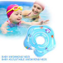 Cute Cartoon Baby Swimming Neck Ring Inflatable Toy Swim Pool Floating Accessory Float Tube Circle Easy Carrying Swimming Circle 2024 - buy cheap