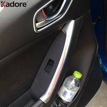 Para mazda CX-5 cx5 2012 2013 2014 2015 2016 botão interruptor da janela interior porta traseira braço capa guarnição acessórios interiores do carro 2024 - compre barato