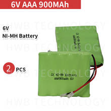2 PCS/lot Original New 6V AAA 800mAh Ni-Mh Ni-Mh Rechargeable Battery Pack With Plugs Free Shipping 2024 - buy cheap