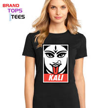 Midnite  Indian Goddess Kali T shirt Sex Pin-Up Poster Hindu God T-Shirts Fairy Tale Hipster Tees Indian God Hindusim Tshirt 2024 - buy cheap