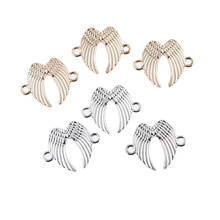 10pcs/lot Angel Wings Bracelets Connection Charm Pendants Jewelry Making Findings DIY Charms Handmade Accessories 2024 - buy cheap