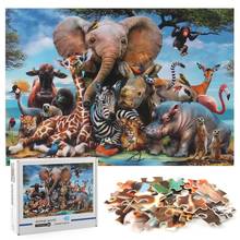 1000 Pieces Puzzles Wooden Jigsaw Puzzles Floor Puzzle Animal Puzzle for Adults Kids Intellectual Game Learning Education Toys 2024 - buy cheap