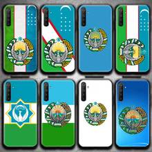 Uzbekistan National Flag Phone Case For OPPO Realme 6 Pro Realme C3 5 Pro C2 RENO2-Z A11X 2024 - buy cheap