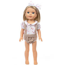 New Dress Fit For American Girl Doll 14 Inch 36cm Wellie Wishers Doll Clothes 2024 - buy cheap