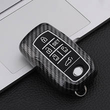 Carbon silicone Car Smart Key Case Cover For Toyota Alphard/Vellfire Grandmaster Previa 5/6 Button Remote Fob Protector Cover 2024 - buy cheap