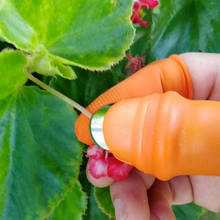 Силиконовый нож для большого пальца, защита для пальцев, нож для сбора овощей, лезвие для растений, ножницы, Режущие кольца, садовые перчатки 2024 - купить недорого