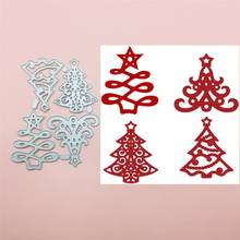 Christmas Tree Star Metal Cutting Dies Stencils for DIY Scrapbooking Stamp/Photo Album Decorative Embossing Paper Cards 2024 - buy cheap