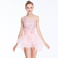 New Sequins Ballet Dance Dress For Adult Shiny Tutu Performance Stage Costume Modern Dance Wear Ballerina Clothes   JL1663 2024 - buy cheap
