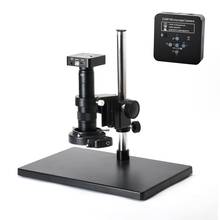 Hayear 21MP Microscope Camera Kit 1080P 60FPS 2K HDMI USB Digital Industrial camera 180X 300X Lens Bracket For PCB Soldering 2024 - buy cheap