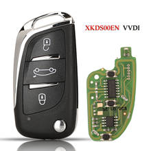 Kutery XKDS00EN VVDI Remote Smart Car Key English Version For VVDI VVDI2 Xhorse Series Universal Remote Control 3Buttons 2024 - buy cheap
