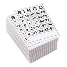 60pcs BINGO Game Cards 1 on Single 60 Sheets 60 Faces 60 Cards 6 x 7 Inches 2024 - buy cheap