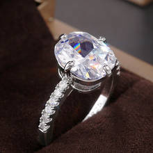 Huitan-anillos de boda de diseño clásico para mujer, joyería de boda de estilo atemporal, deslumbrante de circón cúbico de lujo, envío directo 2024 - compra barato