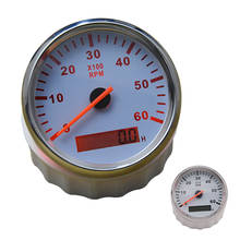 Tacho-medidor de tacômetro para carro, 6000rpm, com ampulheta, motor diesel, 85mm, tacômetro m18/m16, sensor de tacômetro 2024 - compre barato