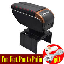 For Fiat Punto Palio Brava Bravo 500 Linea Marea armrest box usb Double doors open 7USB Centre Console Storage Box Arm Rest 2024 - buy cheap