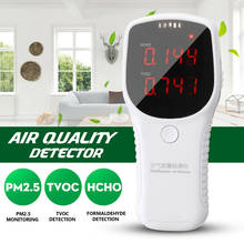 Dreamburgh Air Quality Monitor TVOC HCHO Formaldehyd Detector LED Display Digital Home Test Gas Analyzer High Precision Detector 2024 - buy cheap