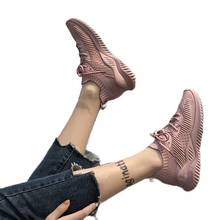 2021 Spring New Style Korean Fly Woven Breathable Athletic Shoes Women's Trend Origional Hollow Out Foreign Trade Flat Wholesale 2024 - buy cheap