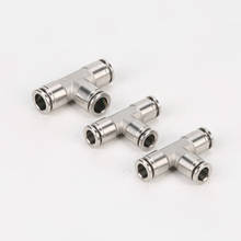 4mm 6mm 8mm 10mm 12mm 14mm 16mm 304 Stainless Steel Tee 3 Way One Touch Air Pneumatic Push In Fitting Quick Connector 2024 - buy cheap