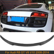 Carbon Fiber Rear Trunk Spoiler Wing for Audi R8 GT V8 V10 2008 - 2014 Car Rear Trunk Boot Lip Wing Spoiler 2024 - buy cheap