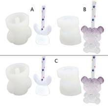 Handmade Cute Bear Straw Topper Silicone Mold Fish Tails Silicone Straw Topper Mold for 8mm Straws Resin Casting Molds 2024 - buy cheap