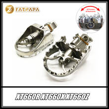 Reposapiés delanteros para motocicleta, accesorios para YAMAHA XT660R, XT660X, XT660Z 2024 - compra barato