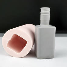 Przy 3d molde de garrafa de silicone fondant sabão moldes de garrafa de vinho moldes de sabão artesanal molde de vela de resina de argila 2024 - compre barato