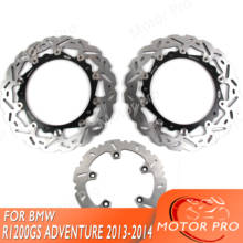For BMW R1200GS ADVENTURE 2013 2014 Front Rear Brake Disc Disk Rotor Kit Motorcycle R 1200 GS R1200 1200GS 13 14 CNC Aluminum 2024 - buy cheap