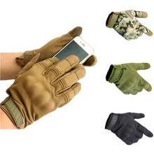 Мужские перчатки для велоспорта с сенсорным экраном, с полным пальцем, для охоты, тактические перчатки, водонепроницаемые, ветрозащитные, теплые, противоскользящие, велосипедные перчатки 2024 - купить недорого
