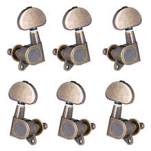 6pcs (3L3R) Closed Guitar Tuning Pegs String Tuners Machine Heads Knobs Tuning Keys for Folk Acoustic / Electric Guitar Parts 2024 - buy cheap