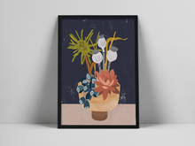 Modern Botanical Print, Minimalist Asian Art, Floral Art, Ikebana Print, Wabi Sabi 2024 - buy cheap