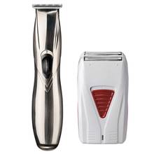 Rechargeable barber electric shaver for men beard hair trimmer outlines edge electric razor shaving machine blade can be zero 2024 - buy cheap