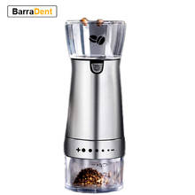 Electric Handheld USB Coffee Grinder Portable Rechargeable Burr Grinder with Adjustable Coarseness Grind Settings 5 Cup Silver 2024 - buy cheap