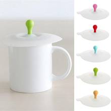 Silicone Leakproof Cup Lids Heat Resistant Reusable Cup Lid Cover Sealed Cover Kitchen Accessories Tea Cup Seal Cap Cup Lids 2024 - buy cheap
