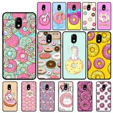 FHNBLJ-funda de teléfono con dibujos de Donuts y unicornios para Samsung Galaxy J7, J6, J6PLUS, J8, J4, J4Plus, J7DUO, J7NEO, J2, J5, J6, J7 Prime 2024 - compra barato