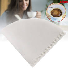 50 pçs branco cone-em forma de mão gotejamento brew café filtro de viagem de escritório em casa diy filtro de gotejamento café papel acessórios ferramentas lxy9 2024 - compre barato