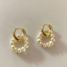 Pendientes colgantes de perlas para mujer, accesorio de moda, perlas extraíbles, redondas, regalos de joyería 2024 - compra barato