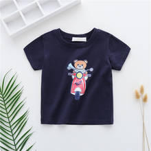 Summer 2020 kids girls clothes short sleeve cartoon Boys top T-shirt 2024 - buy cheap