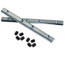 Conector de conexão, extensor de comprimento de perfil de alumínio, 6 peças, parafusos para slot 2020, 6mm, perfil de alumínio 2024 - compre barato