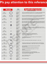 B11 B12 B13 B14 B16 B21 B22 B23 B24 B25 B26 B42 B27 B31 B37 Common Rail Injector Adjustment Washers Shims Gasket Repair Kits 2024 - buy cheap