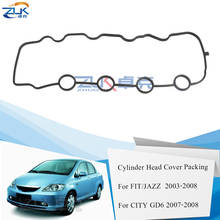 Capa de borracha para cabeça de cilindro, vedação de embalagem para honda fit jazz 1.2 1.3l 2005 2006 2007 2008 city fit 2024 - compre barato