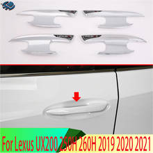 For Lexus UX200 250H 260H 2019 2020 2021 ABS Chrome Door Handle Bowl Cover Cup Cavity Trim Insert Catch Molding Garnish 2024 - buy cheap
