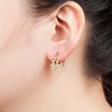 Fashion Classic Geometric Earrings Asymmetric Earrings Star Moon Female Korean Jewelry For Woman Gift 2024 - buy cheap