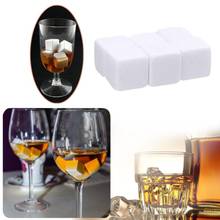 Piedras de Whisky 100% naturales, cubo de hielo, Enfriador de Whisky, Rock, regalo de boda, recuerdo, suministros de Bar de Navidad, 6 uds. 2024 - compra barato